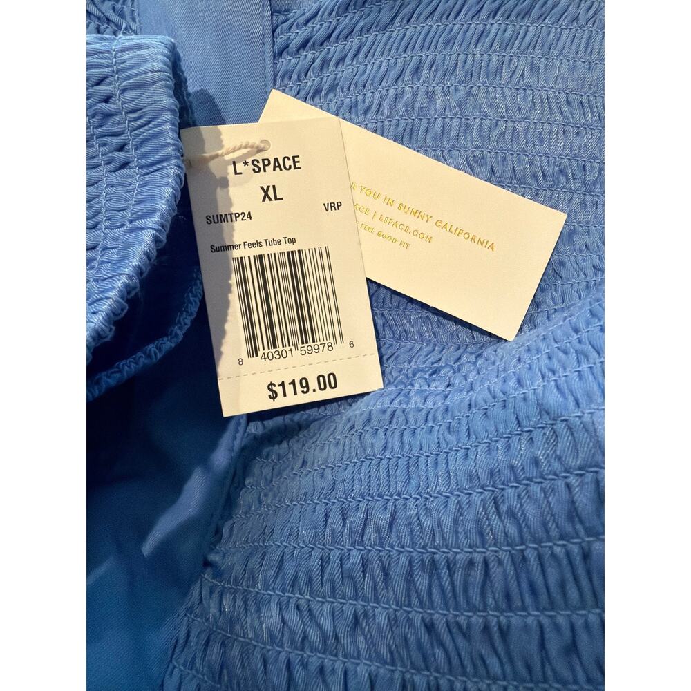 New L space revolve summer feels tube top blue sz XL - Picture 7 of 7